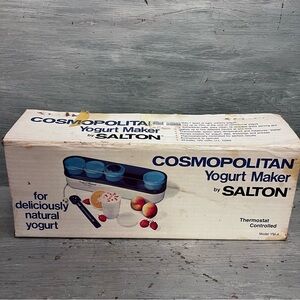Vintage Cosmopolitan Salton Yogurt Maker Good Condition‎